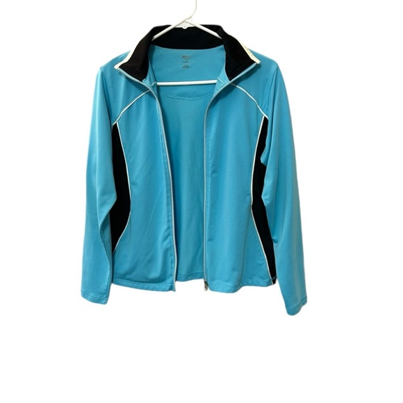 SJB Active Mock Neck Full Zip Long Sleeve Track Jacket Women’s Medium - Picture 2 of 4